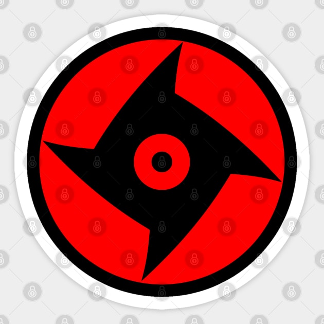 Shisui Mangekyou Sharingan Sticker by Antagonist